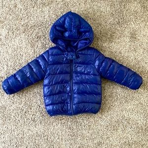 Puffer Coat, Baby size 18-24 months, Blue